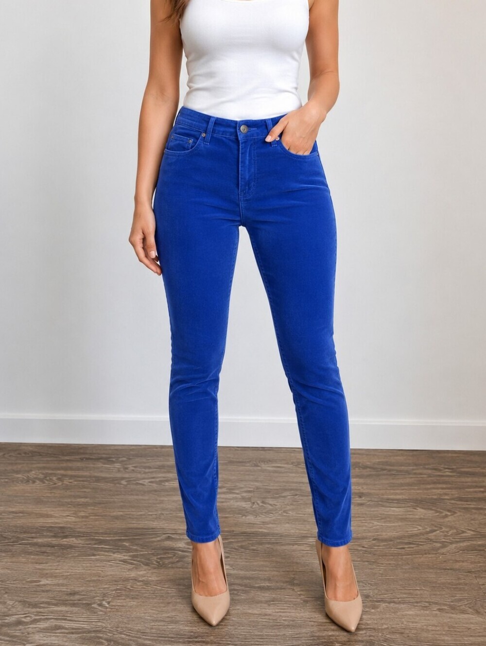 ❤️ AG ADRIANO GOLDSCHMIED VELVET FARRAH HIGH RISE SKINNY JEANS, 14 (32)
